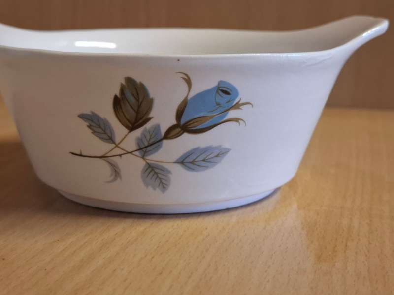 Set of 5  Blue & White J & G Meaking Bowls - Made in England