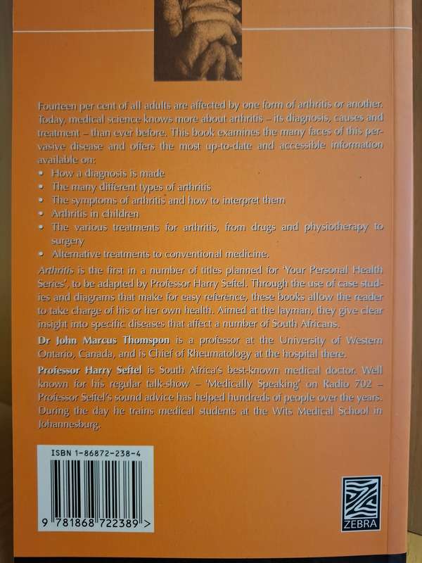 Arthritis - Everything you need to know about arthritis: Dr John Marcus Thompson (Paperback)