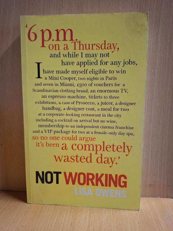 Not Working : Lisa Owens  (Paperback)