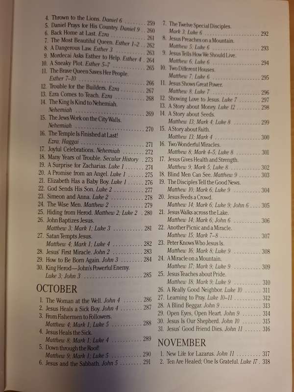 The One Year Bible for Children : Virginia J. Muir  (Hardcover)