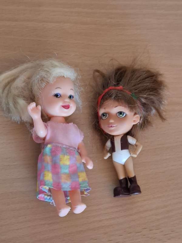 Lot of 2 Mini Dolls