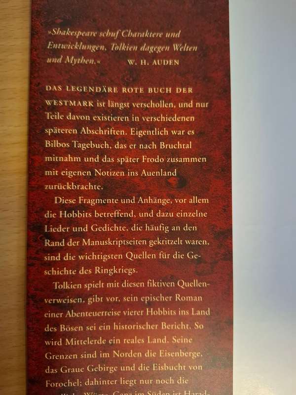 Der Herr Der Ringe : J.R.R. Tolkien  (Hardcover)   The Lord of The Rings