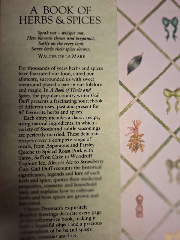 A Book of Herbs & Spices : Gail Duff (Hardcover)