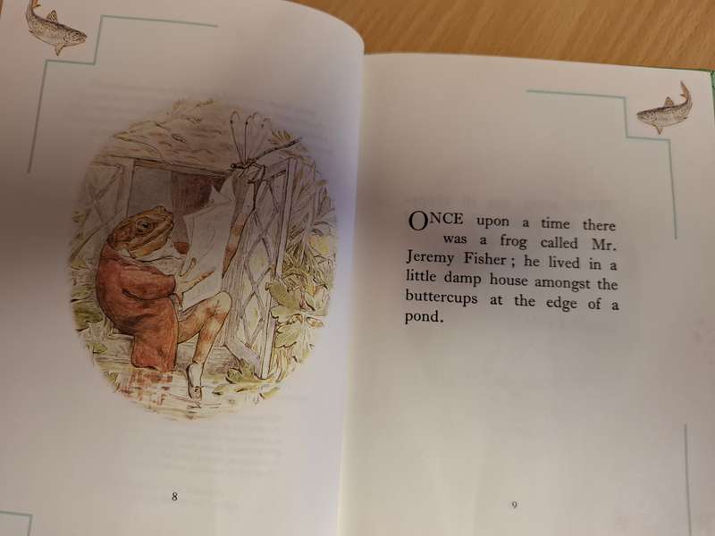 The Tale of Mr. Jeremy Fisher : Beatrix Potter  (Hardcover)