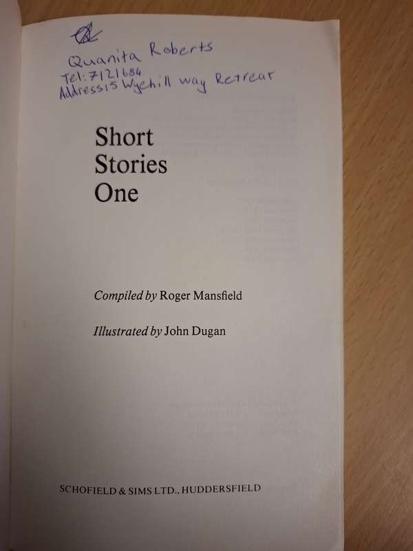 Short Stories One Compiled by Roger Mansfield  (Paperback)