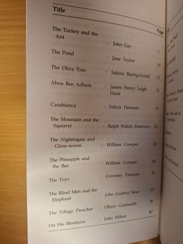 Select English Poems Compiled by A. Parthasarathy (Paperback)