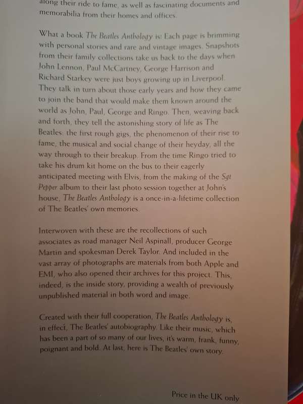 The Beatles Anthology by The Beatles  (Hardcover)