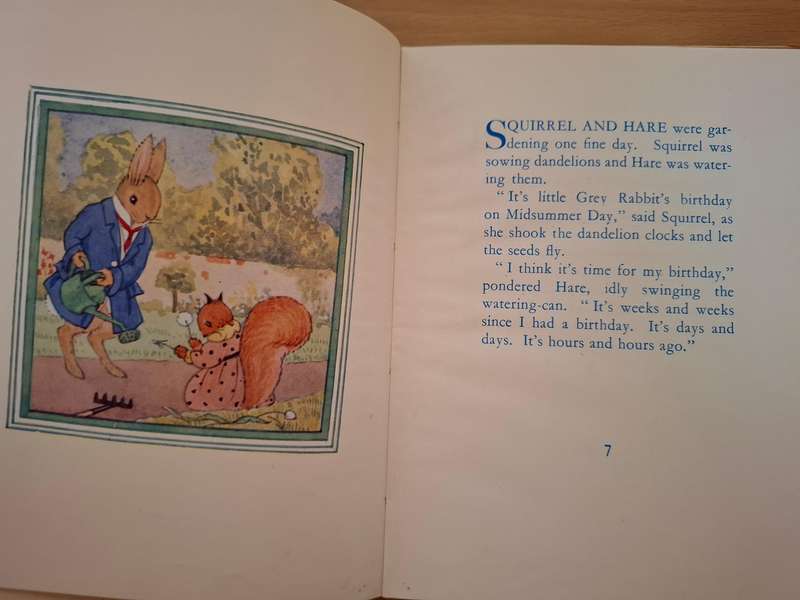 Little Grey Rabbit`s Birthday by Alison Uttley  (Hardcover)