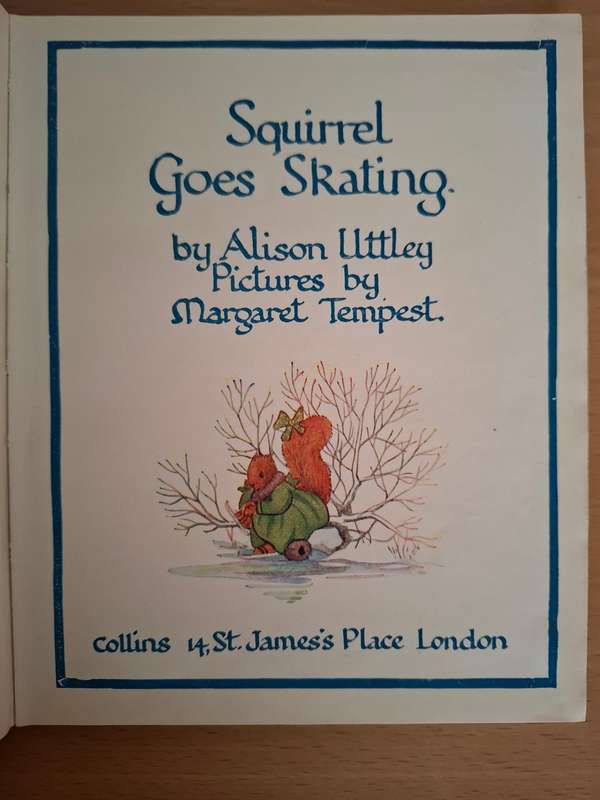 Squirrel Goes Skating by Alison Uttley  (Hardcover)