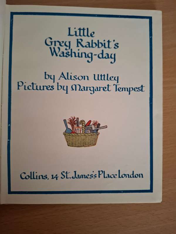 Little Grey Rabbit`s Washing-Day by Alison Uttley  (Hardcover)