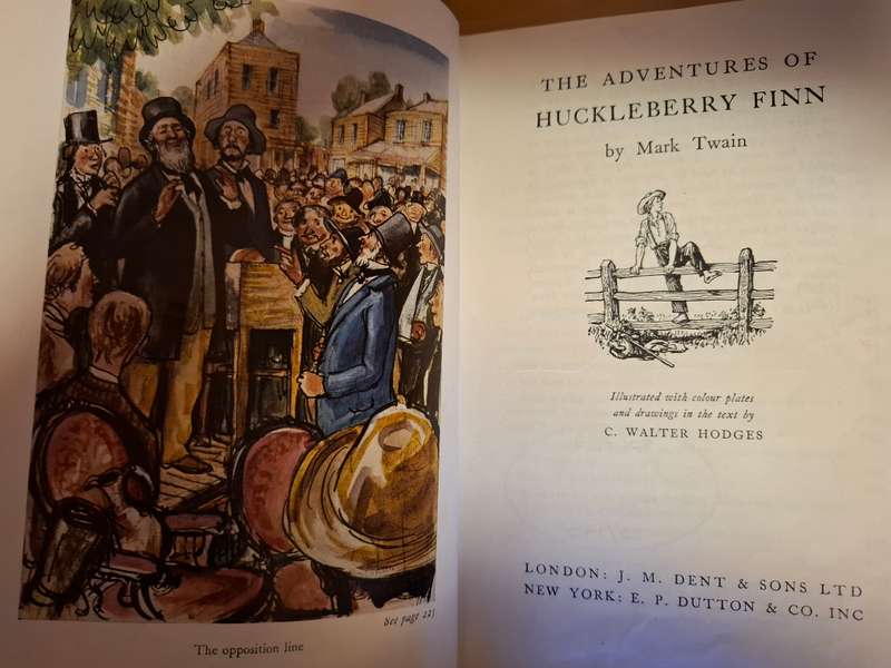 Huckleberry Finn : Mark Twain  (Hardcover)