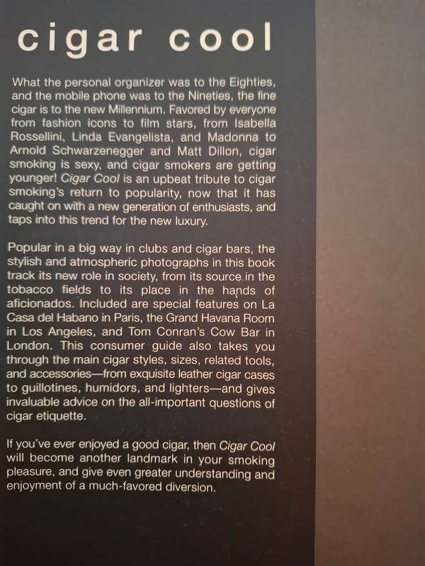 Cigar Cool - Cigars: people, places and pleasures: Jonathen Futrell & Lisa Linder (Hardcover)