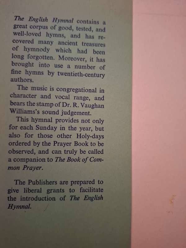 The English Hymnal - Full Music Edition (Hardcover)