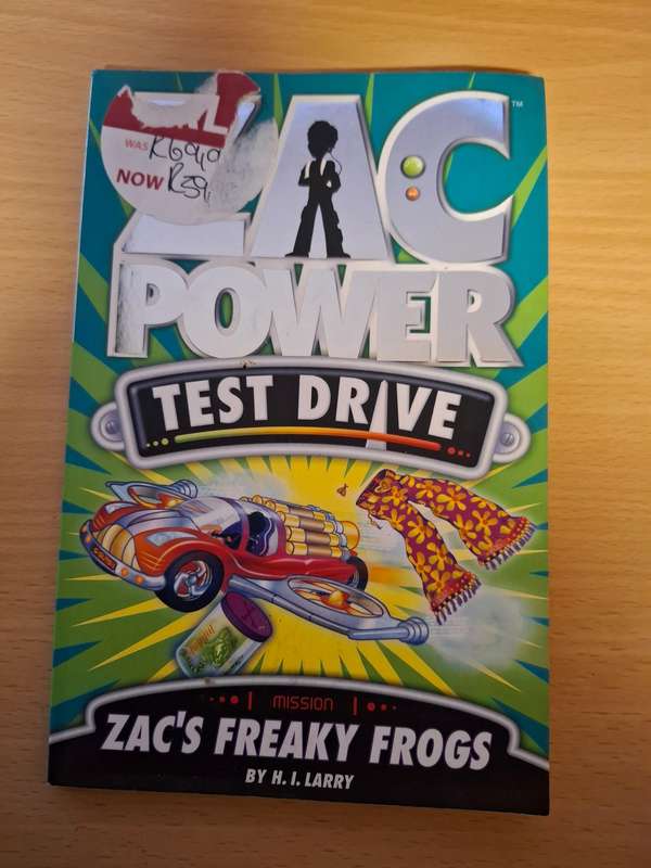 Zac Power Test Drive - Zac`s Freaky Frogs by H.I. Larry (Paperback)