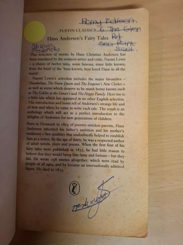 Hans Andersen`s Fairy Tales Retold by Naomi Lewis  (Paperback)