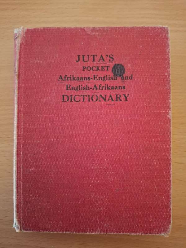 Juta`s Pocket Afrkaans-English and English-Afrikaans Dictionary