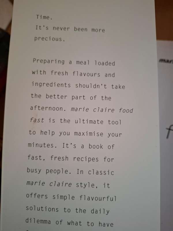 Marie Claire - Food Fast  (Paperback)