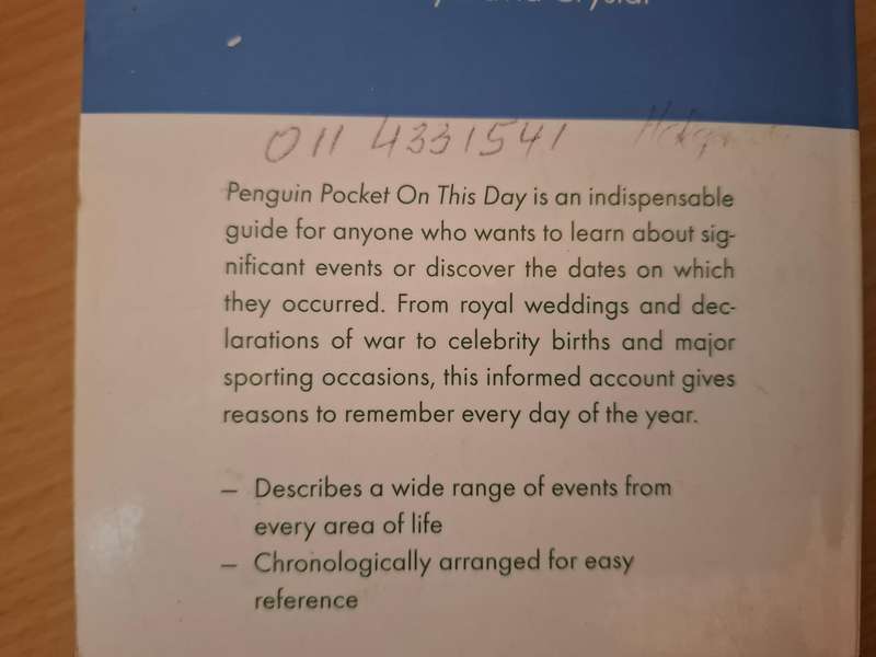 Penguin Pocket - On This Day  (Paperback)