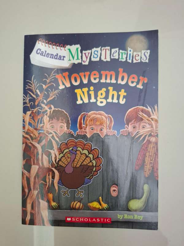 Calendar Mysteries - November Night by Ron Roy  (Paperback)