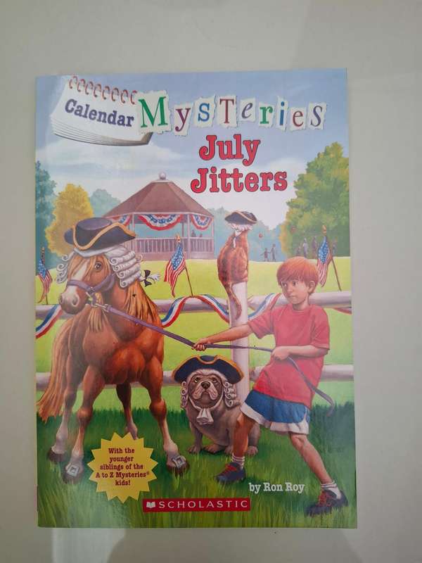 Calendar Mysteries - July Jitters by Ron Roy  (Paperback)