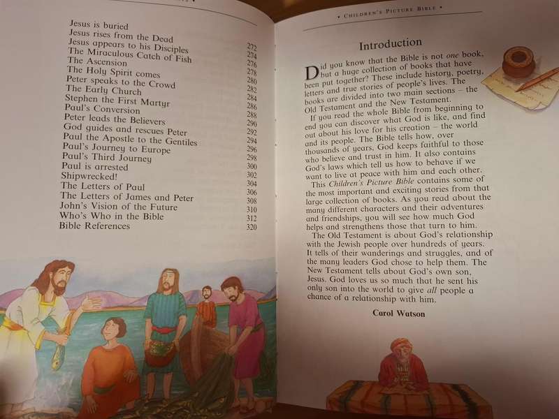 Children`s Picture Bible - Old and New Testament Stories Retold  (Hardcover)