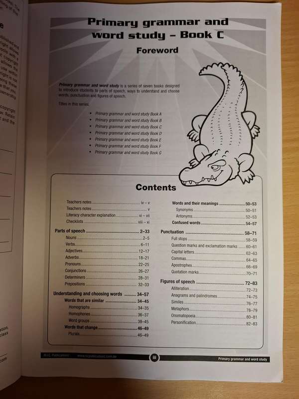 Primary Grammar and Word Study - Book C  (Paperback)
