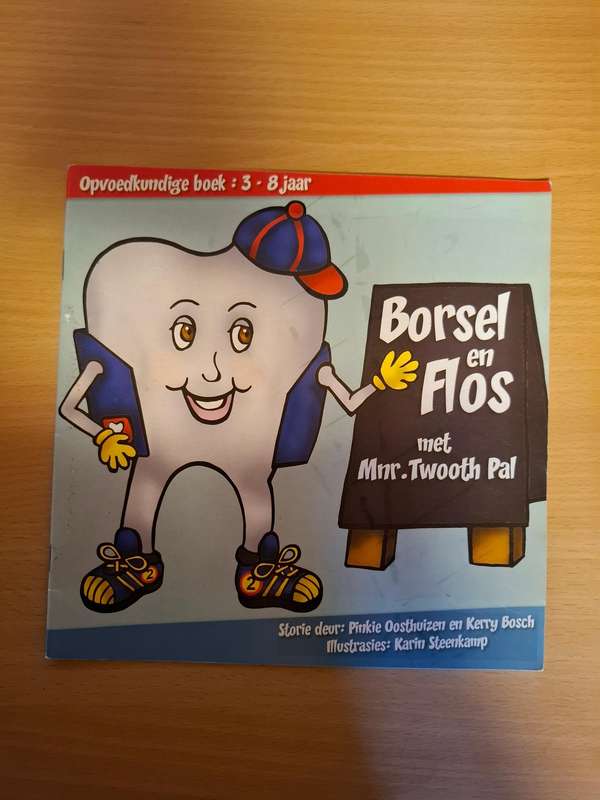 Borsel en Flos met Mnr. Twooth Pal : Pinkie Oosthuizen en Kerry Bosch