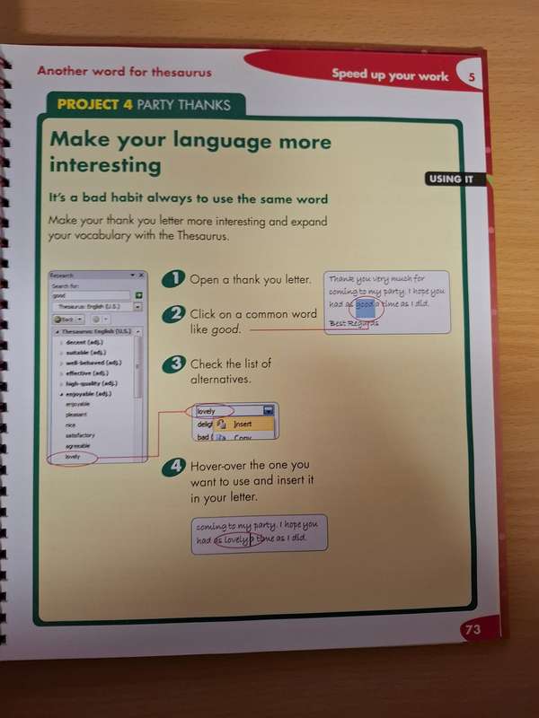 Word Made Easy (A beginner`s guide including how-to-skills and projects) Hardcover