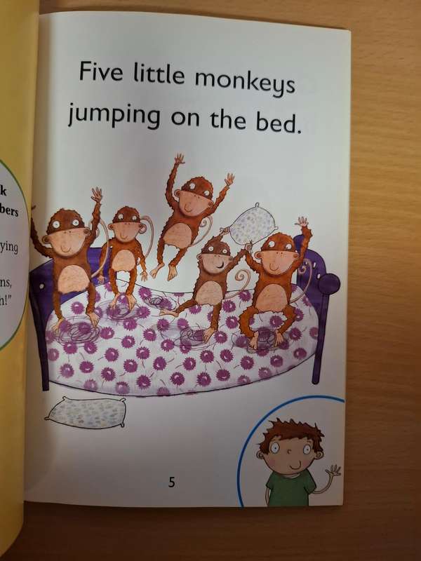 Five Little Monkeys/Five Little Penguins by Brian Moses and Mark Chambers  (Paperback)