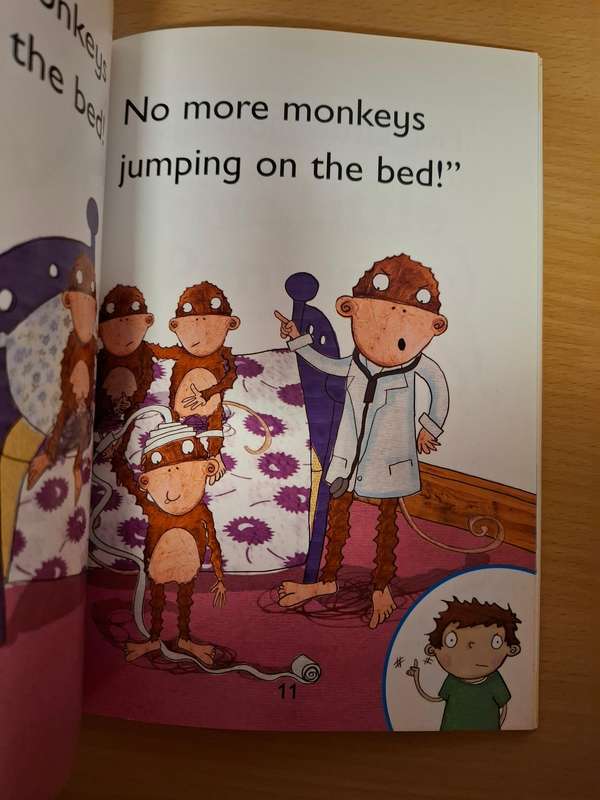 Five Little Monkeys/Five Little Penguins by Brian Moses and Mark Chambers  (Paperback)
