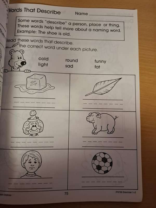 Grammar by Victoria Denny  (Grades 1-2)