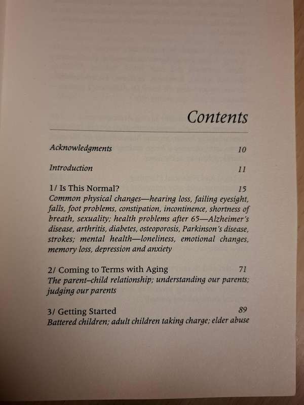 Caring for Your Parents in Their Senior Years - A Guide for Grown-up Children: William Molloy