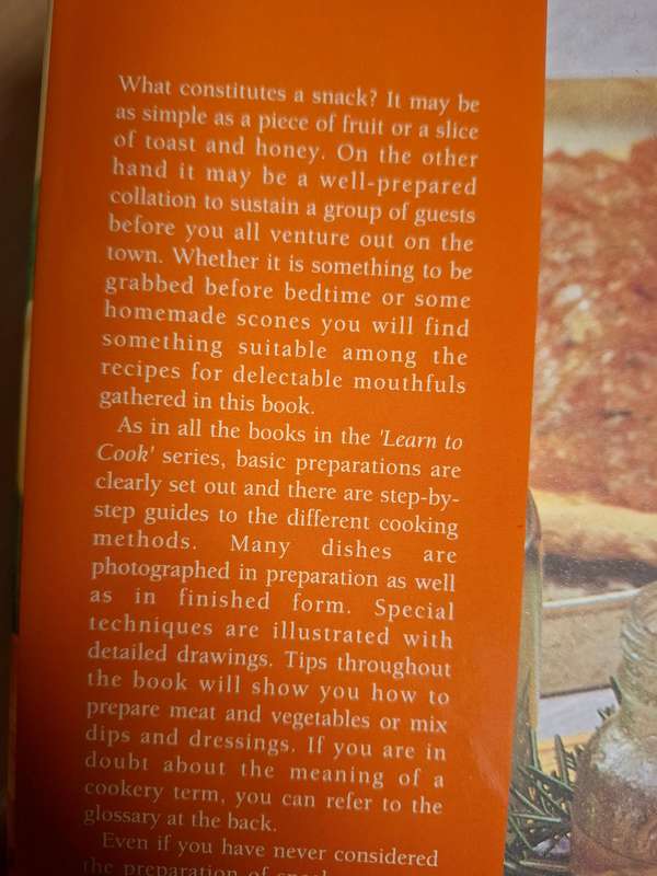 Learn to Cook - Snacks : Janet Marsh Lillie  (Hardcover)