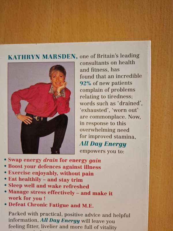 All Day Energy : Kathryn Marsden (Paperback)