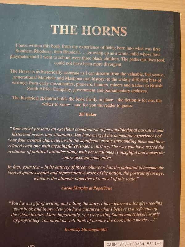 The Horns - The Zambezi Trilogy : Jill Baker  (Paperback)