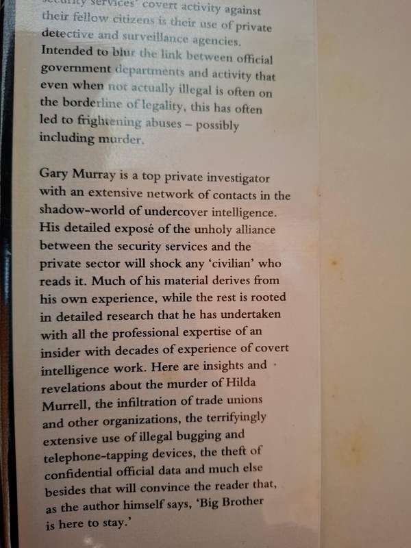 Enemies of The State - Expose of the security services - Gary Murray (Hardcover)