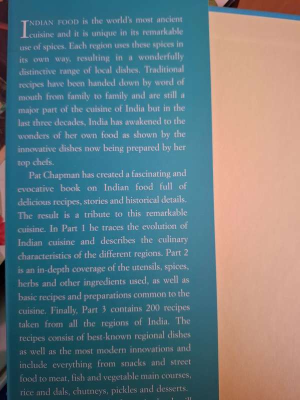 India Food & Cooking - The Ultimate Book on Indian Cuisine : Pat Chapman  (Hardcover)