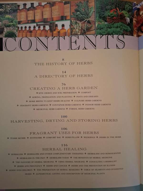 Illustrated Book of Herbs (A Directory of Herbs, Gardens, Remedies, Aromatherapy) Hardcover