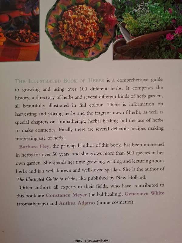 Illustrated Book of Herbs (A Directory of Herbs, Gardens, Remedies, Aromatherapy) Hardcover
