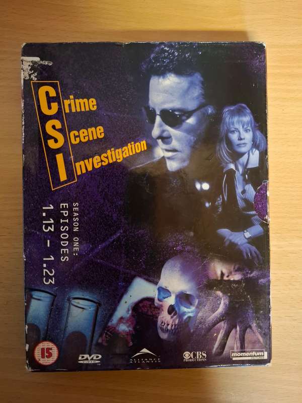 CSI - Crime Scene Investigation Season One Episodes 1.13 -1.23 (Dvd)  3 discs