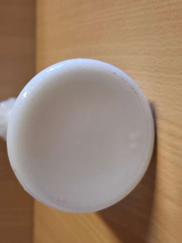 White Milk Glass Vase