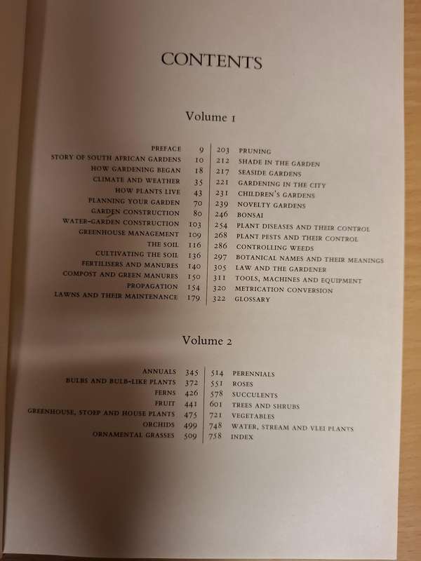 Readers Digest - Complete Guide to Gardening in South Africa (Volume 1 & 2) Hardcover, Third Edition