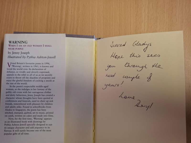 Warning - When I Am An Old Woman I Shall Wear Purple : Jenny Joseph  (Hardcover)