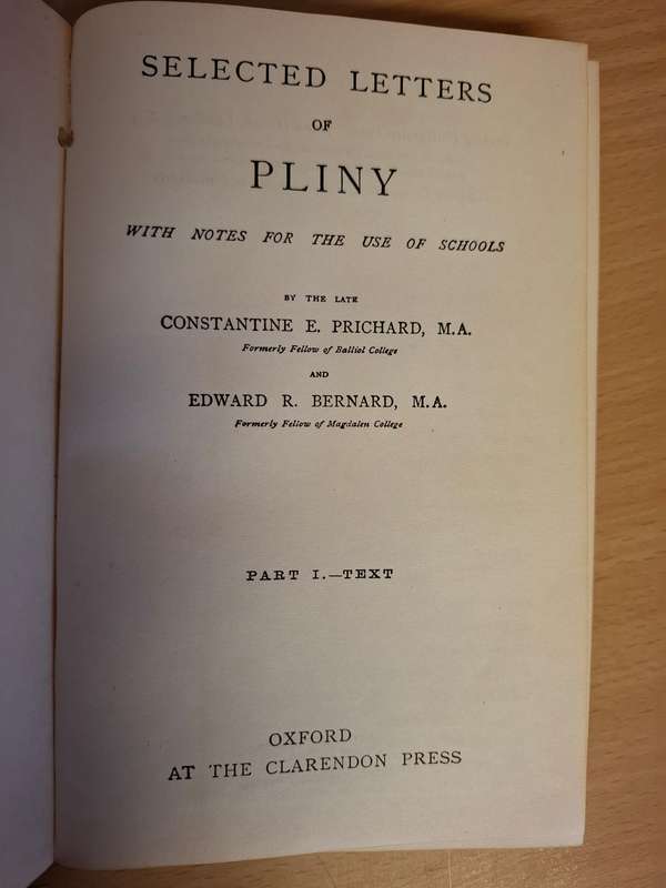 Selected Letters of Pilny (Hardcover)