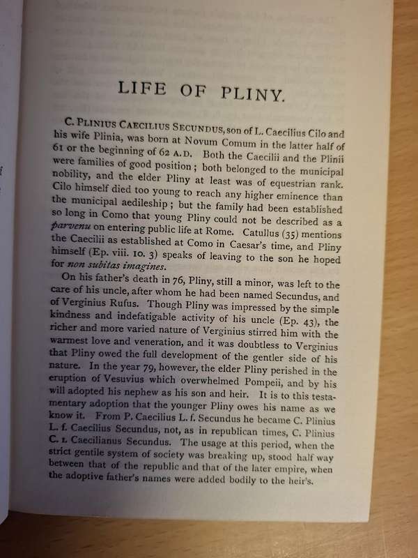Selected Letters of Pilny (Hardcover)