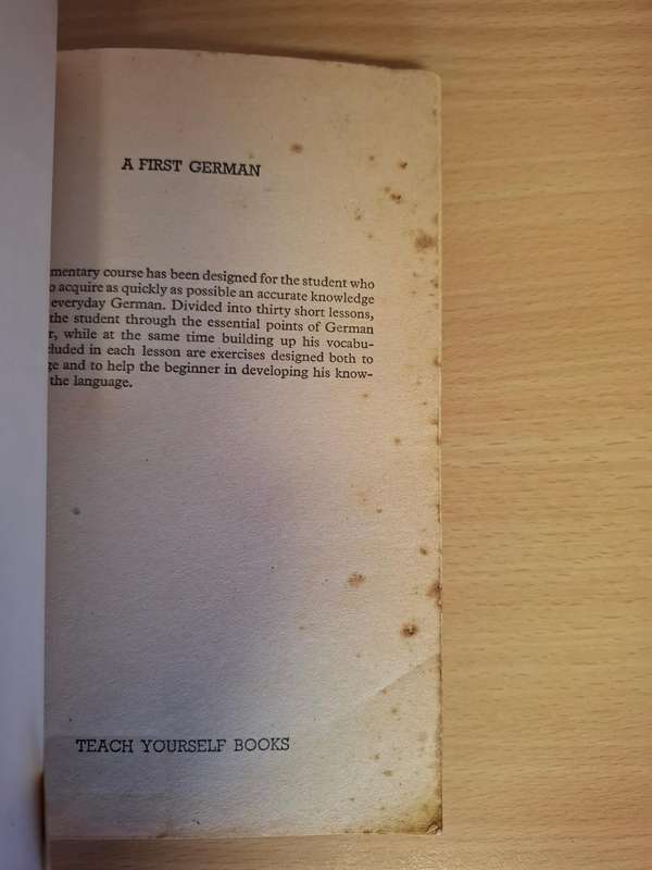 Teach Yourself Books - A First German : L. Stringer (Paperback)