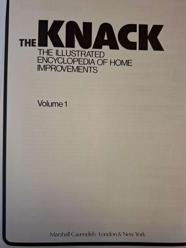 The Knack - The Illustrated Encyclopedia of Home Improvements Volume 1 (Hardcover)