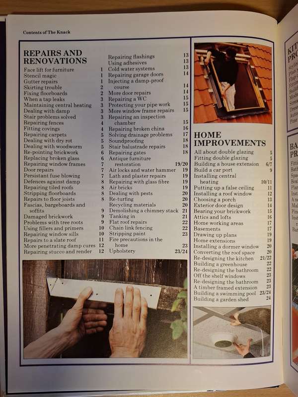 The Knack - The Illustrated Encyclopedia of Home Improvements Volume 1 (Hardcover)