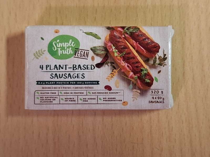 Checkers Little shop Mini collectables - Simple Truth Vegan 4Plant-Based Sausages