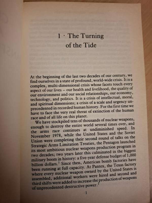 The Turning Point L Fritjof Capra (Paperback)